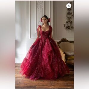 Glamorous Burgundy Fairytale Dress